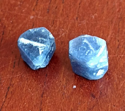 Saphir bleu brut lot - lot, de
