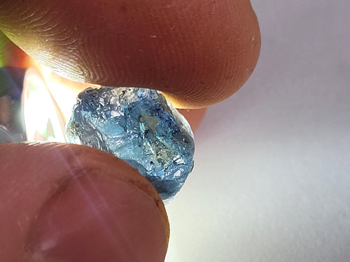 Saphir bleu chauffé - , de